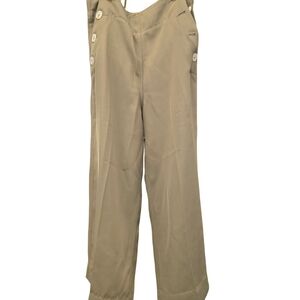 Arket Khaki Button-Up Chinos